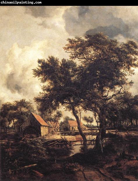 HOBBEMA, Meyndert The Water Mill sf