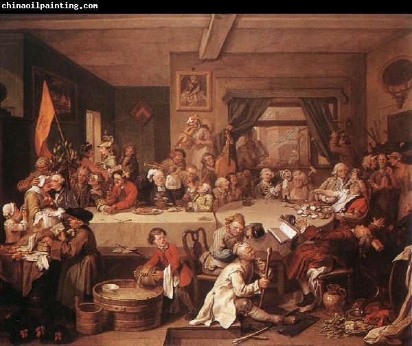 HOGARTH, William An Election Entertainment f