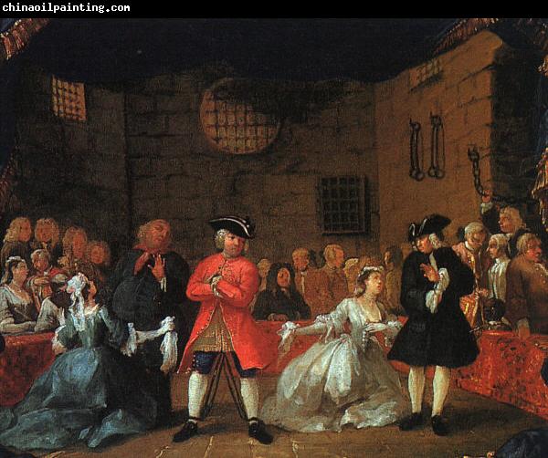 HOGARTH, William A Scene from the Beggar's Opera g