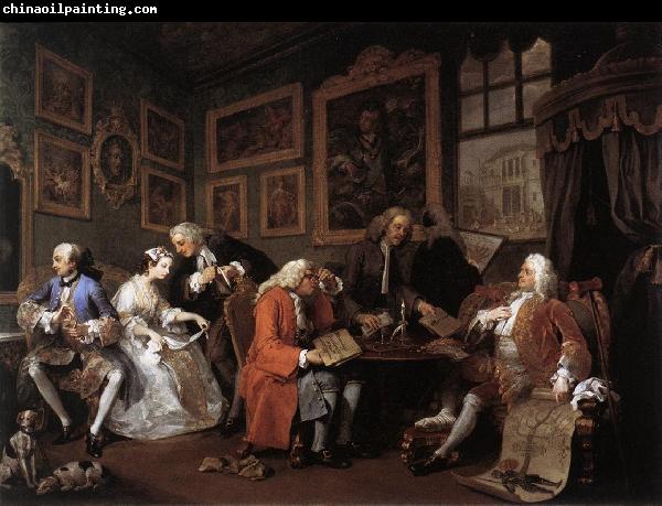 HOGARTH, William Marriage a la Mode 1