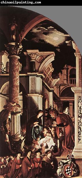 HOLBEIN, Hans the Younger The Oberried Altarpiece (right wing) sf