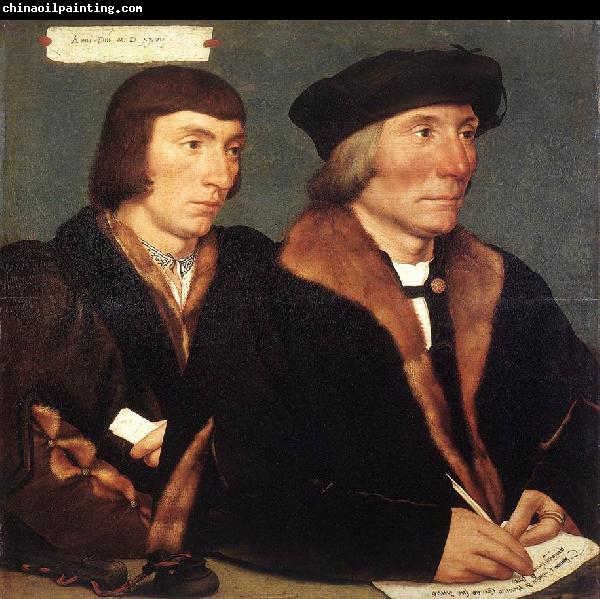 HOLBEIN, Hans the Younger Double Portrait of Sir Thomas Godsalve and His Son John