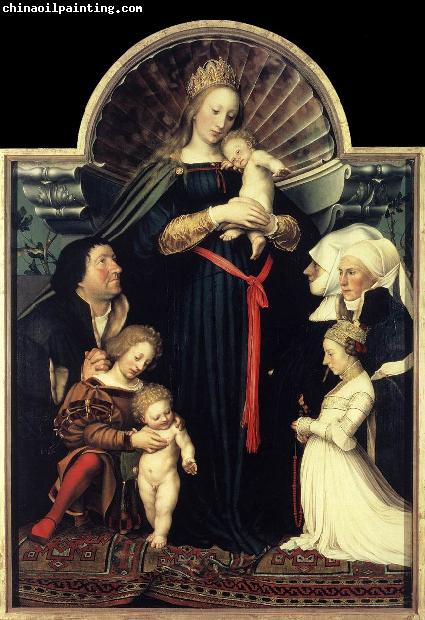 HOLBEIN, Hans the Younger Darmstadt Madonna sg