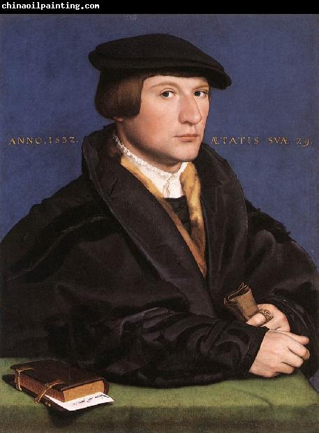 HOLBEIN, Hans the Younger Portrait of a Member of the Wedigh Family sf