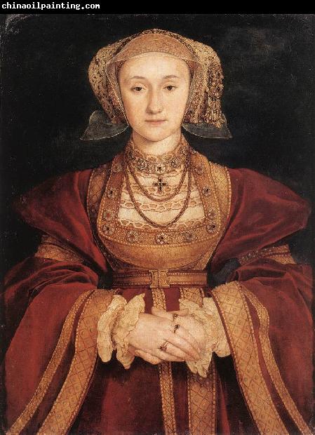 HOLBEIN, Hans the Younger Portrait of Anne of Cleves sf