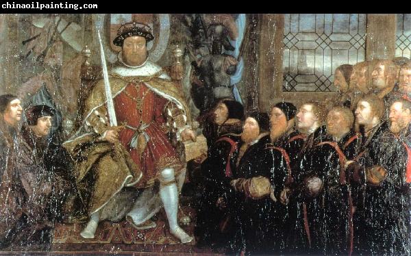 HOLBEIN, Hans the Younger Henry VIII and the Barber Surgeons sf