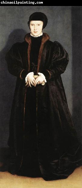 HOLBEIN, Hans the Younger Christina of Denmark, Ducchess of Milan sf