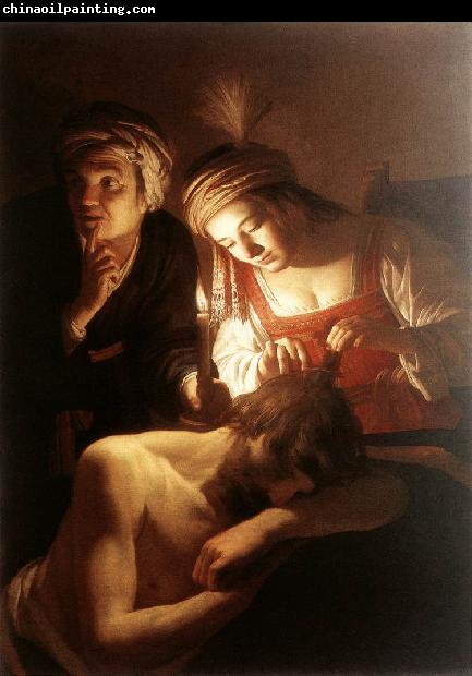 HONTHORST, Gerrit van Samson and Delilah sf