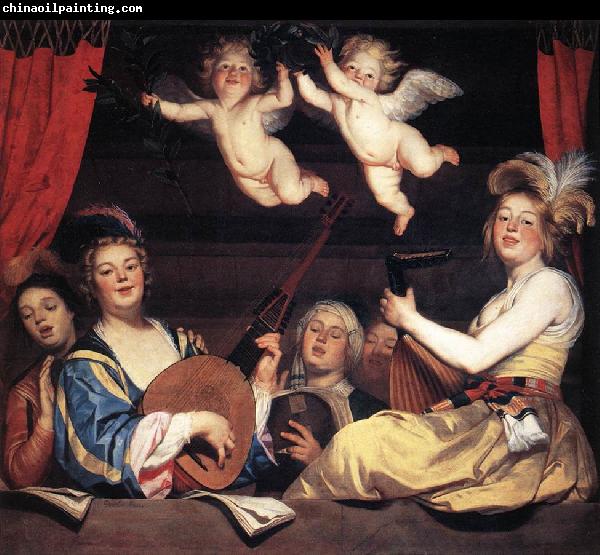 HONTHORST, Gerrit van Concert on a Balcony sg