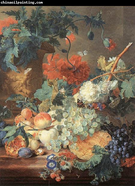 HUYSUM, Jan van Fruit and Flowers s