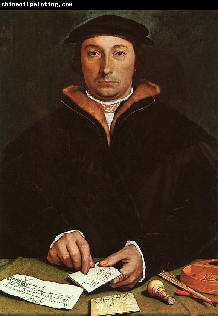 Hans Holbein Portrait of Dirck Tybis