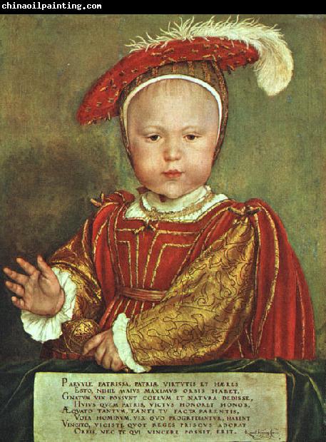 Hans Holbein Edward VI as a Child