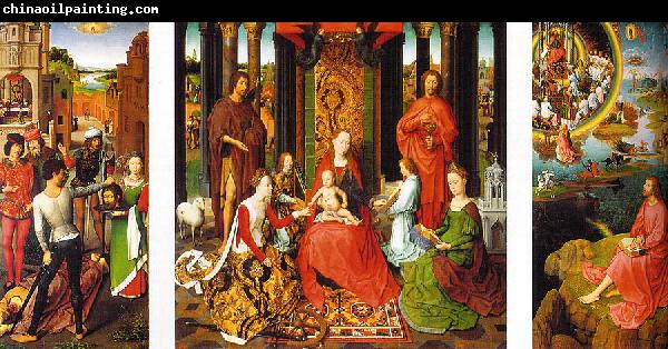 Hans Memling Triptych of St.John the Baptist and St.John the Evangelist