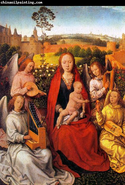 Hans Memling Mary in the Rose Bower