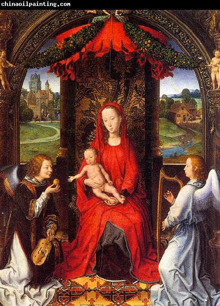 Hans Memling Madonna and Child with Angels