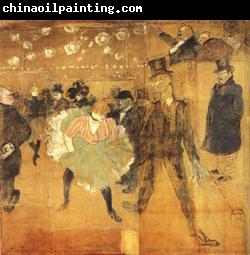 Henri De Toulouse-Lautrec Dancing at he Moulin Rouge