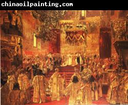 Henri Gervex The Coronation  of Nicholas II