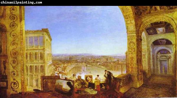 J.M.W. Turner Rome, from the Vatican, Raffaelle Accompanied by La Fornarina, Preparing His Pictures for the Decora