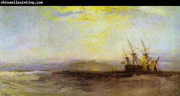 J.M.W. Turner A Ship Aground.