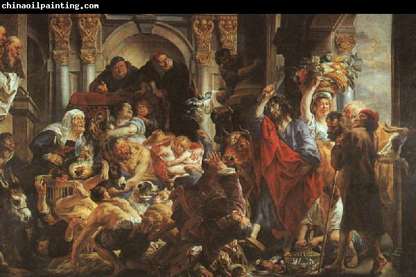 Jacob Jordaens Christ Driving the Merchants from the Temple