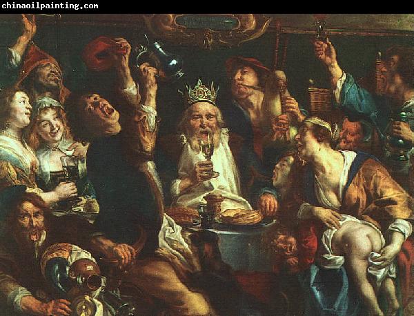 Jacob Jordaens The King Drinks