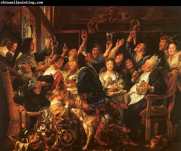 Jacob Jordaens Bean Feast