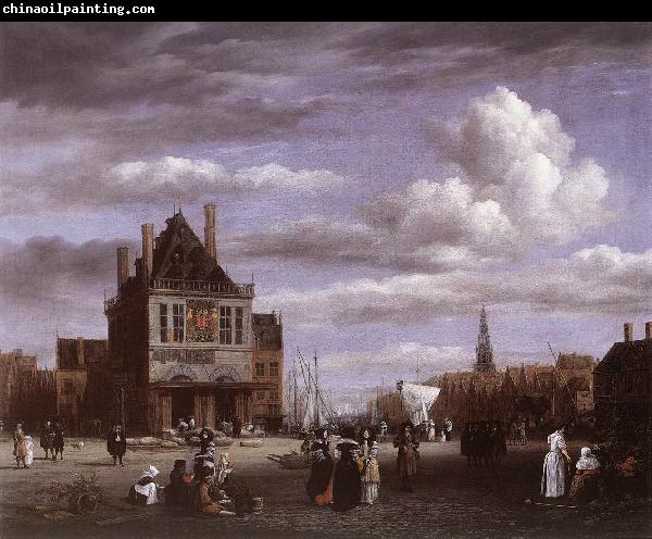 Jacob van Ruisdael The Dam Square in Amsterdam