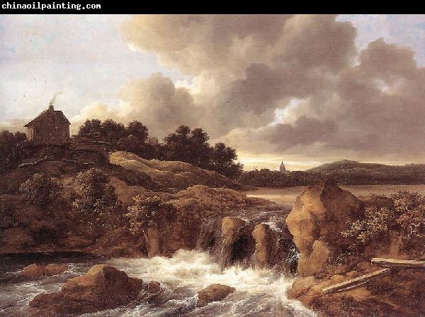 Jacob van Ruisdael Landscape with Waterfall