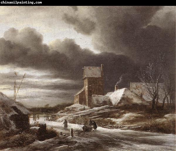 Jacob van Ruisdael Winter Landscape