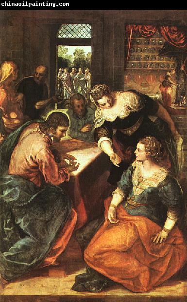 Jacopo Robusti Tintoretto Christ in the House of Martha and Mary