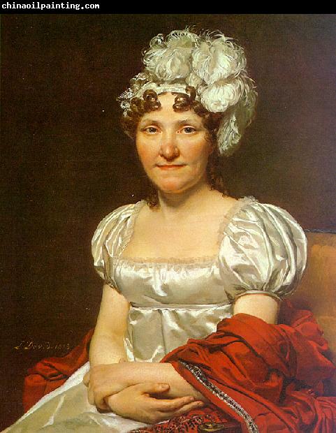 Jacques-Louis  David Portrait of Charlotte David