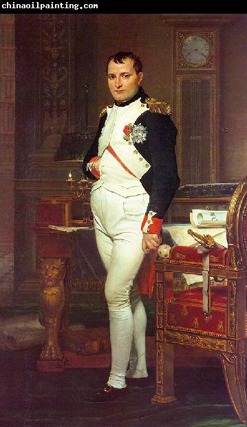 Jacques-Louis  David Napoleon in his Study