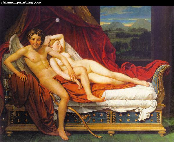 Jacques-Louis  David Cupid and Psyche1