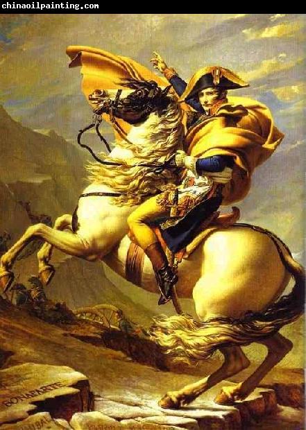 Jacques-Louis David Bonaparte Crossing St. Bernard Pass