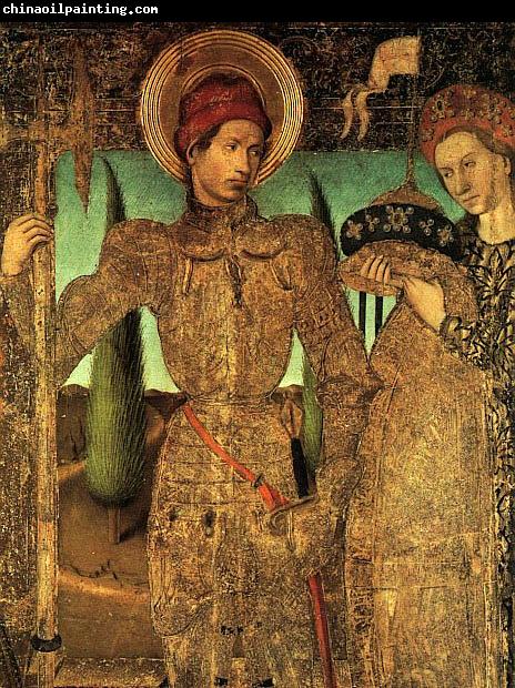 Jaime Huguet Triptych of Saint George (Detail of Saint George and the Princess)