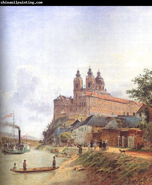 Jakob Alt The Monastery of Melk on the Danube