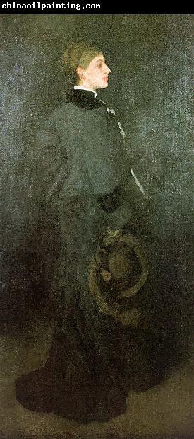 James Abbott McNeil Whistler Arrangement in Brown and Black