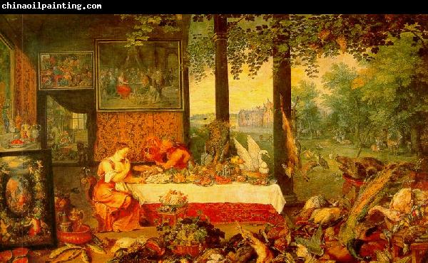 Jan Brueghel The Sense of Taste