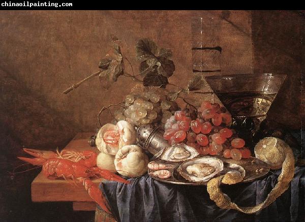 Jan Davidsz. de Heem Fruits and Pieces of Sea