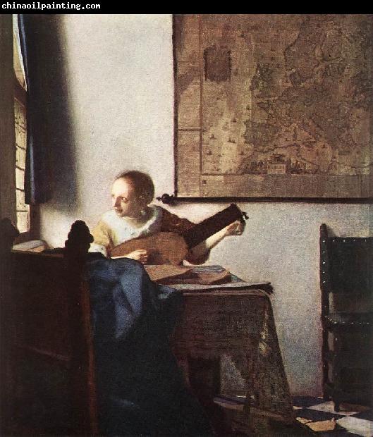 Jan Vermeer Woman with a Lute near Window