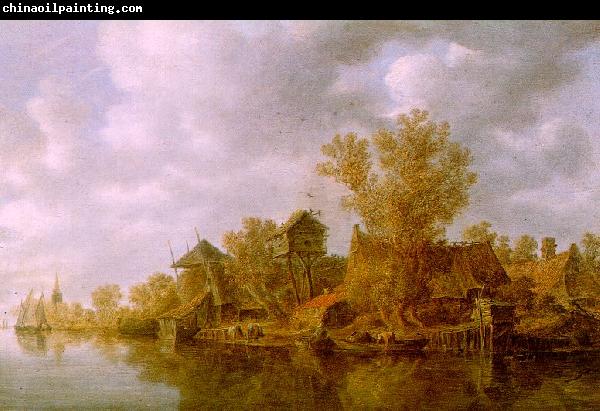 Jan van  Goyen River Landscape