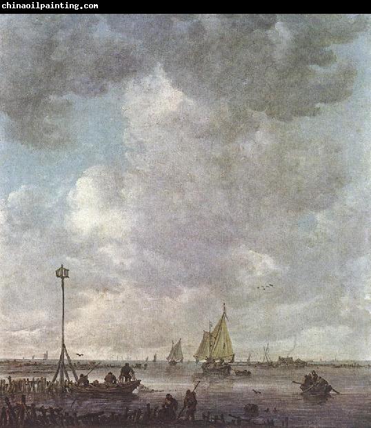 Jan van Goyen Marine Landscape with fishermen