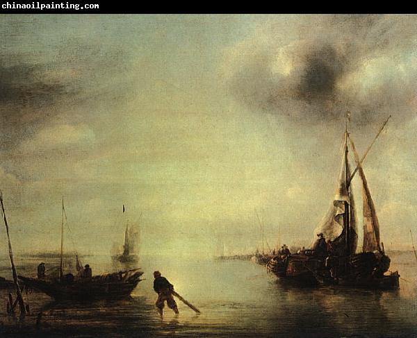 Jan van de Cappelle Becalmed