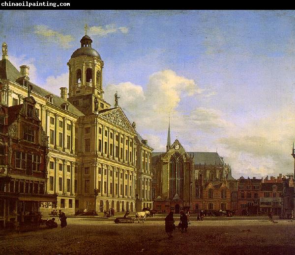 Jan van der Heyden The Dam with the New Town Hall