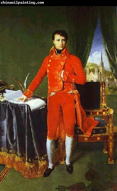 Jean Auguste Dominique Ingres Portrait of Napoleon Bonaparte, The First Council.