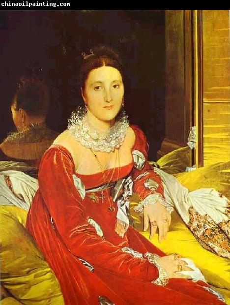 Jean Auguste Dominique Ingres Portrait of Madame de Senonnes.