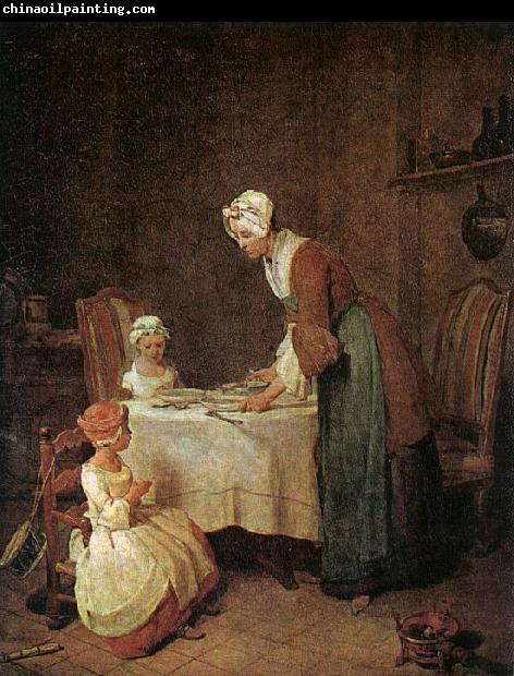 Jean Baptiste Simeon Chardin Grace before a Meal