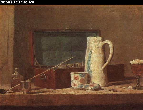 Jean Baptiste Simeon Chardin Pipes and Drinking Pitcher