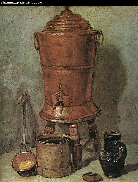 Jean Baptiste Simeon Chardin The Copper Cistern