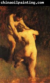 Jean Francois Millet Two Bathers